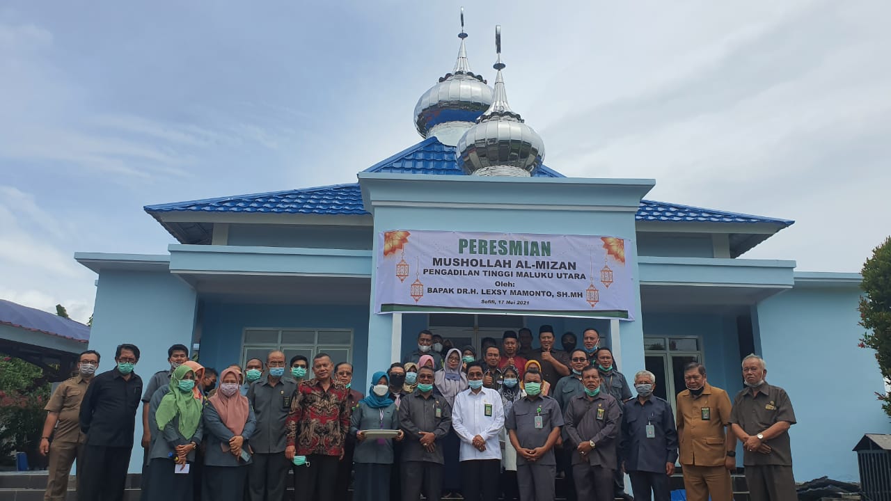 Peresmian Musholla Al Mizan PT Maluku Utara